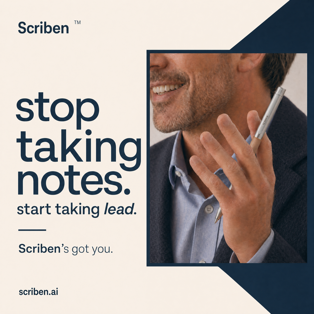 Scriben — 会議を録音・文字起こし・要約するAIペン