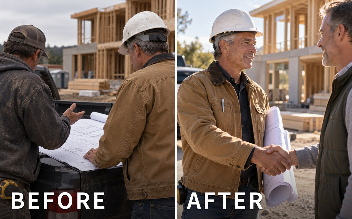 Contractor — before and after